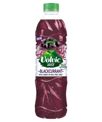 VOLVIC JUICY BLACKCURRANT 1 Litre (6 Pack)