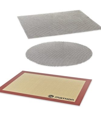 Lot 2 grilles de cuisson + tapis de cuisson en silicone Mathon