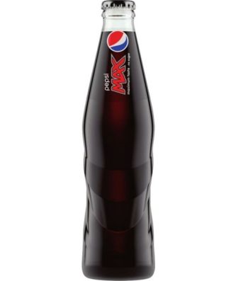 Pepsi Max Glass Bottle 330ml (24 Pack)