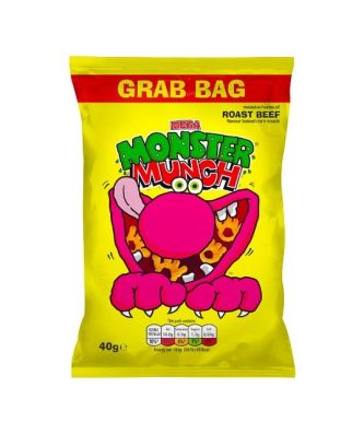 Monster Munch Grab Bag Roast Beef 40g (30 Pack)