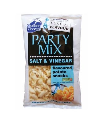 Golden Cross Party Mix Salt & Vinegar 125g (12 Pack)