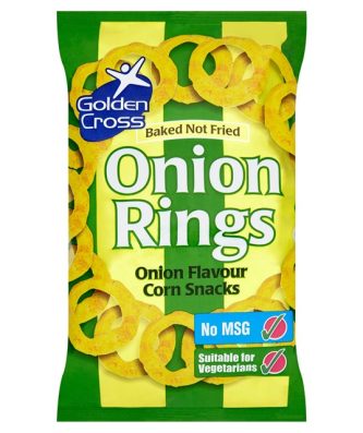 GOLDEN CROSS ONION RINGS 150g (12 PACK)