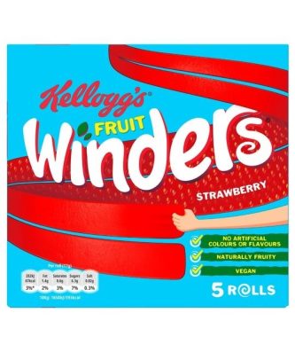 Kellogg's Strawberry Fruit Winders 17g (60 Pack)