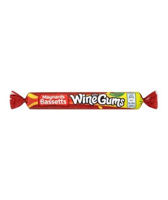 MAYNARDS BASSETTS WINE GUMS ROLL 52g (40 PACK)
