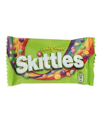 SKITTLES CRAZY SOURS 45g (36 PACK)