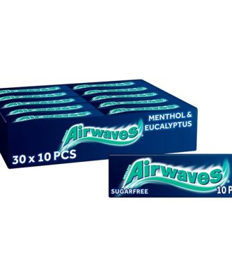 WRIGLEYS AIRWAVES MENTHOL CHEWING GUM 30 Packs