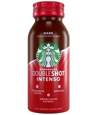 STARBUCKS DOUBLESHOT INTENSO DARK 200ml GLASS BOTTLE (12 PACK)