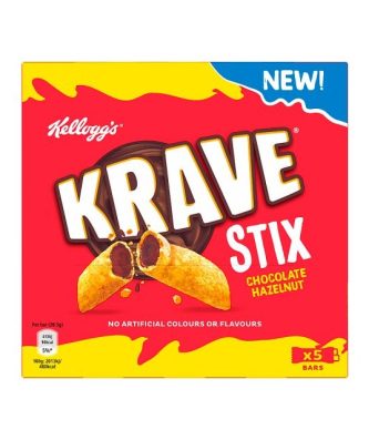 Kellogg's KRAVE Chocolate Hazelnut Stix (9 x 5 Pack)