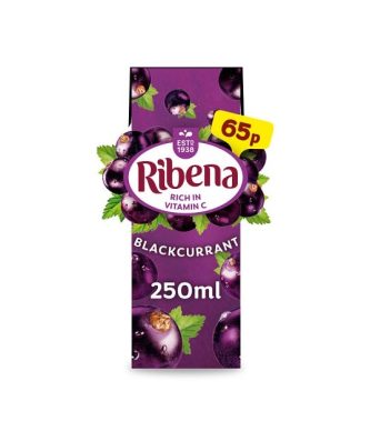 Ribena Blackcurrant Carton 250ml 65p (24 Pack)