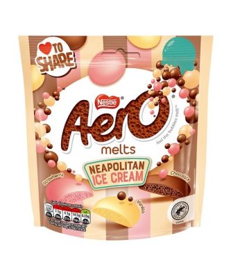 Aero Melts Neapolitan Ice Cream 86g 8 pack