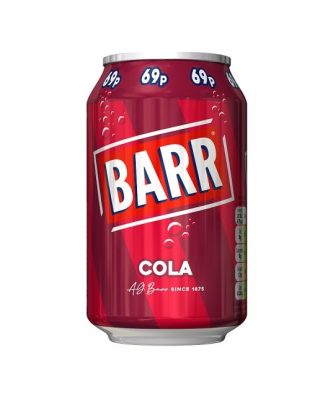Barrs Cola 330ml 69p 24 Pack