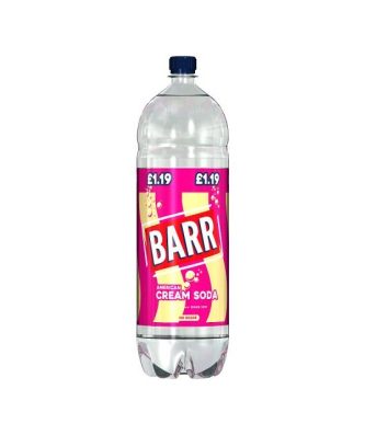 Barrs Cream Soda 2 Litre 6 Pack £1.19