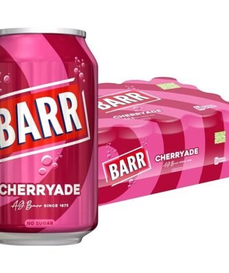 Barrs Cherryade 330ml 24 Pack