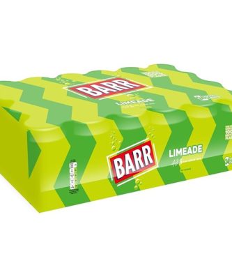 Barrs Limeade 330ml 24 Pack
