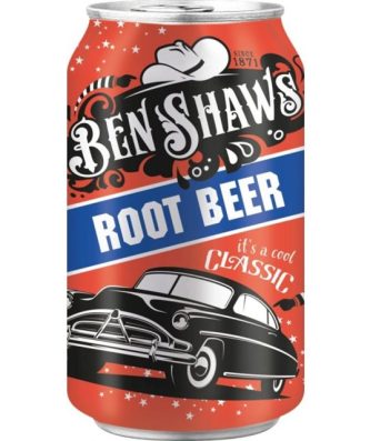 Ben Shaw Root Beer 330ml 24 Pack