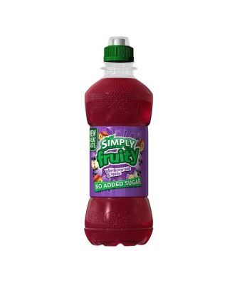SIMPLY FRUITY BLACKCURRANT 330ml (12 PACK)