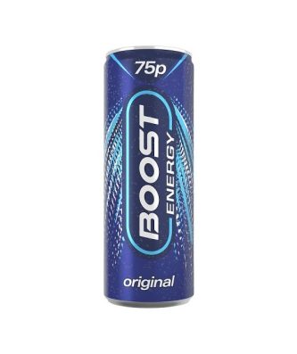 Boost Energy Drink Original 250ml 75p (24 Pack)