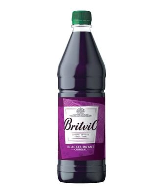 Britvic Blackcurrant Cordial 1 Litre (12 Pack)