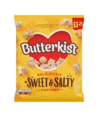 Butterkist Sweet & Salty Popcorn 70g £1.25 (15 Pack)