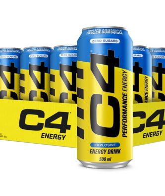 C4 Energy Drink Frozen Bombsicle 500ml £1.59 Pack 12