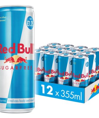 Red Bull Energy Drink Sugar Free 355ml £1.90 (12 Pack)