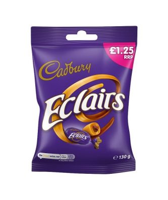 Cadburys Chocolate Eclairs £1.25 130g (12 Pack)