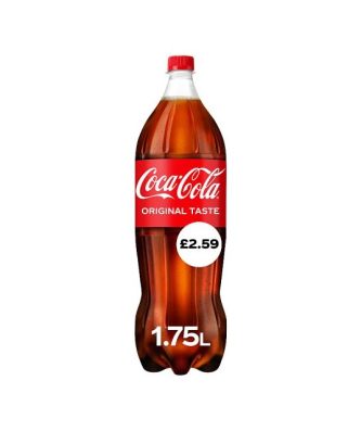 Coca Cola 1.75 Litre 6 pack £2.59