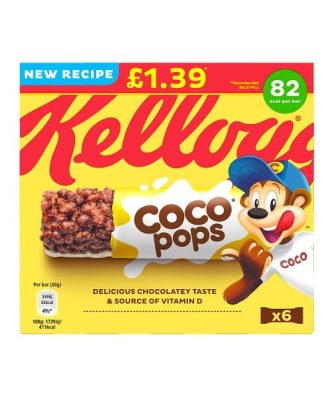 Kelloggs Coco Pops Cereal Bar 20g £1.39 (14 x 6 PACK)