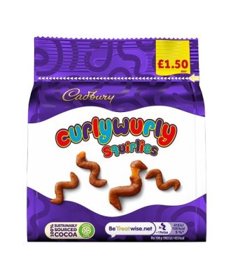 Cadburys Curly Wurly Squirlies £1.50 85g 10 Pack