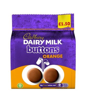 Cadburys Dairy Milk Buttons Orange 85g 10 Pack £1.50