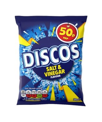 Discos Salt & Vinegar 30g 50p (30 Pack)