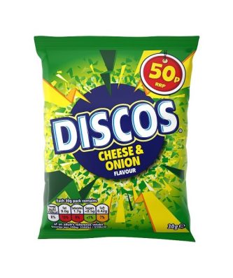 Discos Cheese & Onion 30g 50p (30 Pack)