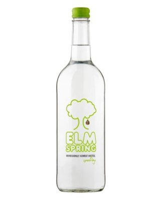 Elm Spring Sparkling Water Glass Bottle 330ml (24 Pack)