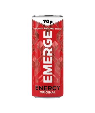 Emerge Energy Drink 250ml 70p (24 Pack)