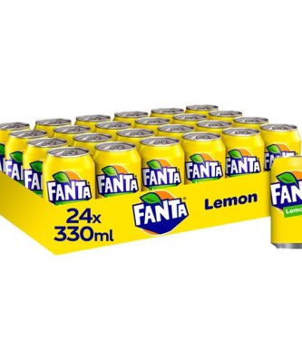 Fanta Lemon Cans GB 330ml (24 Pack)