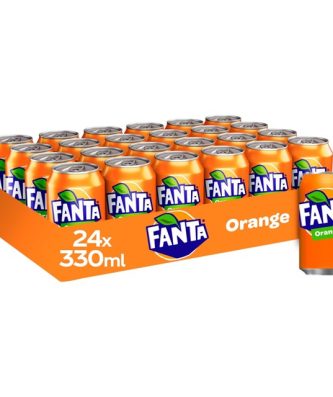 Fanta Orange Cans 330ml (24 Pack)