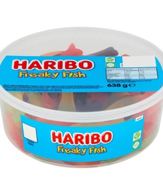 Haribo Tubs Freaky Fish 638g 75 Pieces