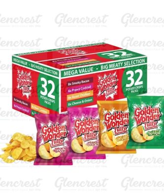 Golden Wonder Crisps Big Meaty Selection 25g 32 Pack