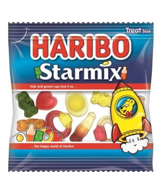 Haribo Starmix Mini Bags 16g (100 Pack)