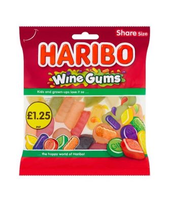 Haribo Wine Gums 130g £1.25 (12 Pack)