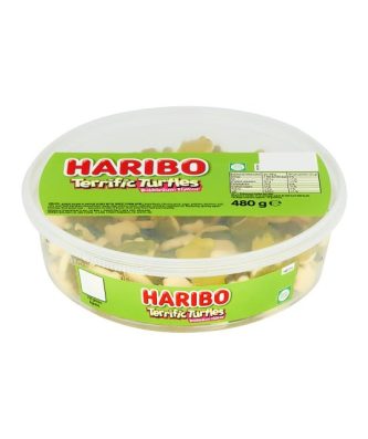 Haribo Tubs Terrific Turtles 480g (150 Pieces)