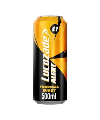 Lucozade Alert Tropical Burst 500ml £1.00 (12 Pack)