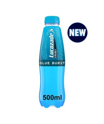 Lucozade Energy Drink Blue Rush 500ml 12 Pack