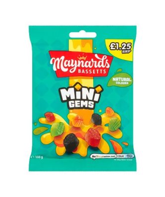 Maynards Bassets Mini Gems 130g £1.35 (12 Pack)