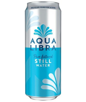 Aqua Libra Still Water Can 330ml 24 Pack