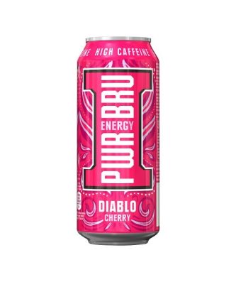 PWR BRU Diablo Cherry 500ml (12 Pack)