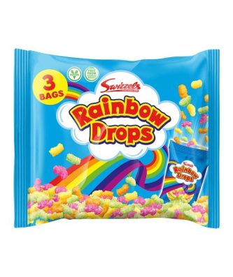 Swizzels Rainbow Drops 96g (10 x 3 Pack)