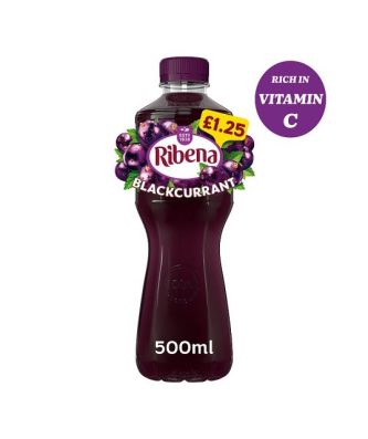 Ribena Blackcurrant 500ml 12 Pack £1.25