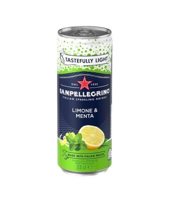 SANPELLEGRINO LEMON & MINT 330ml (12 PACK)
