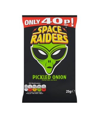 Space Raiders Pickled Onion 25g 40p (36 Pack)